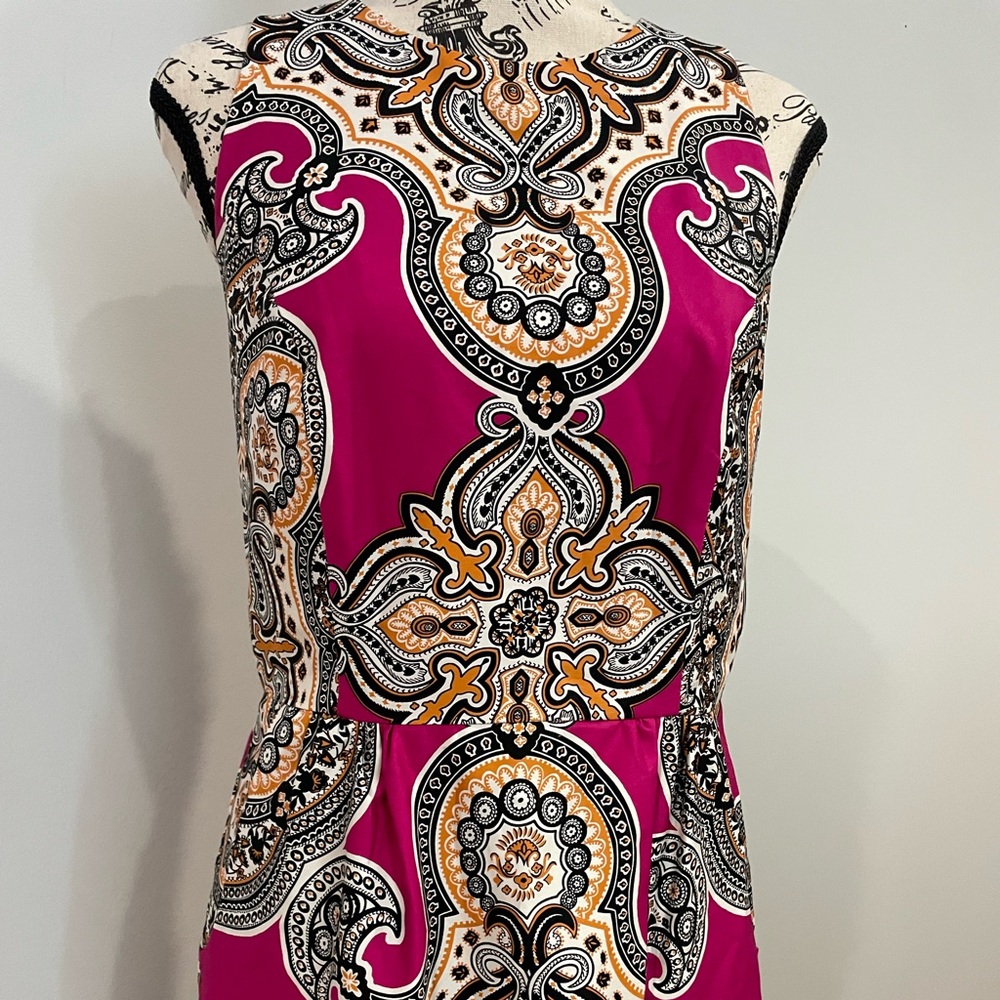 Moulinette Soeurs Anthropologie Abstract Floral  Sleeveless Dress